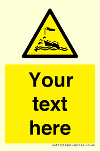 Custom Warning wind over tide conditions